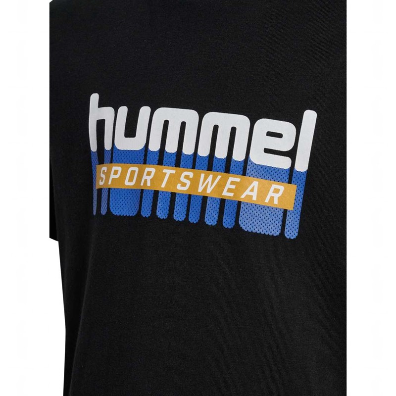 Dětské Tričko Hummel Tukas S/S Černé | 580795-965