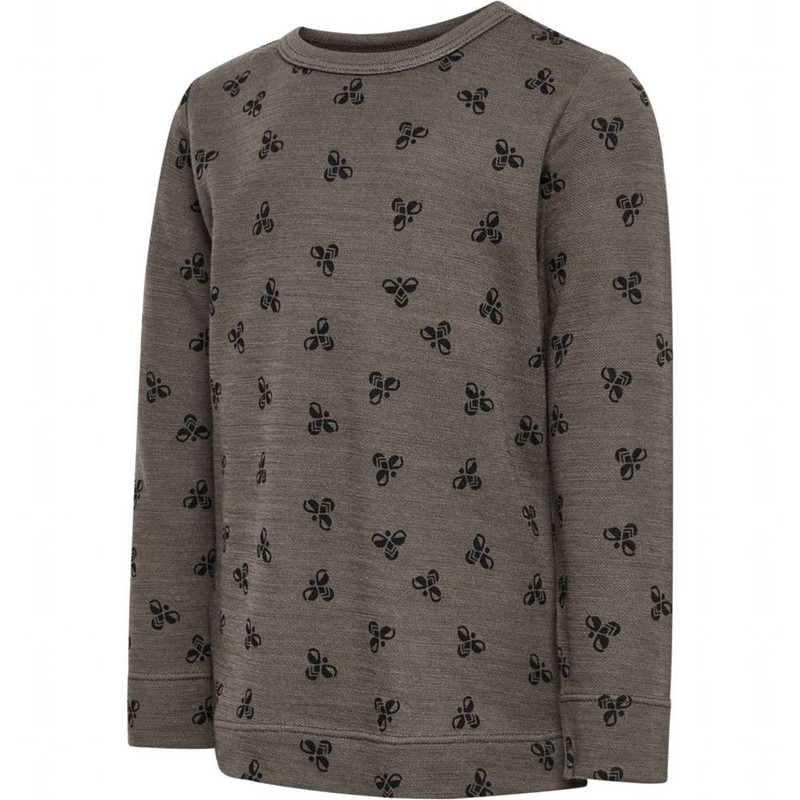 Dětské Tričko Hummel Vilmo Ls Hnědé | 280966-513