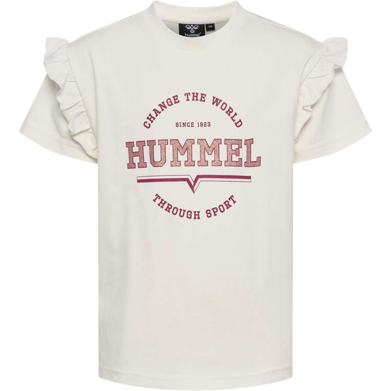 Dětské Tričko Hummel Violet S/S Bílé | 815961-291