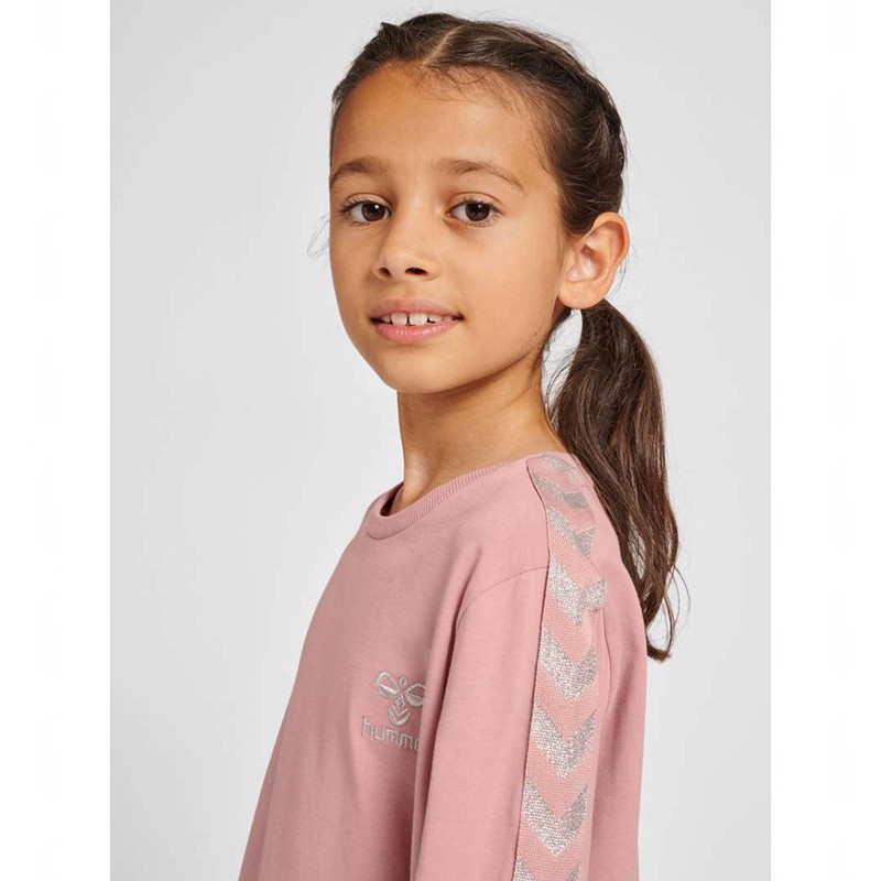Dětské Šaty Hummel Evelyn L/S Růžové | 151709-854