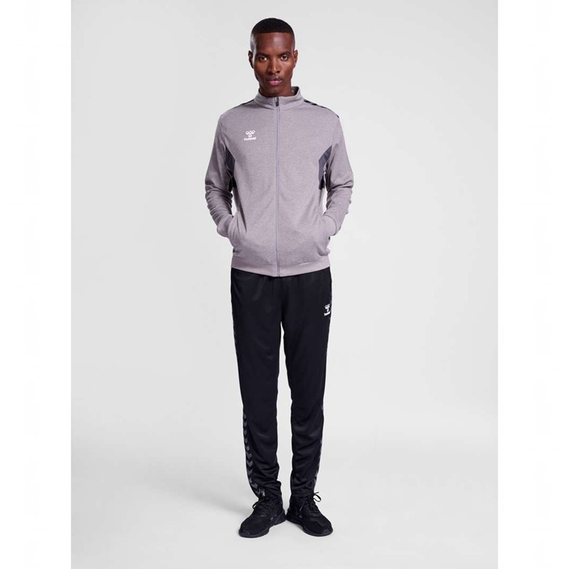 Pánské Bundy Hummel Authentic Pl Zip Šedé | 493858-446