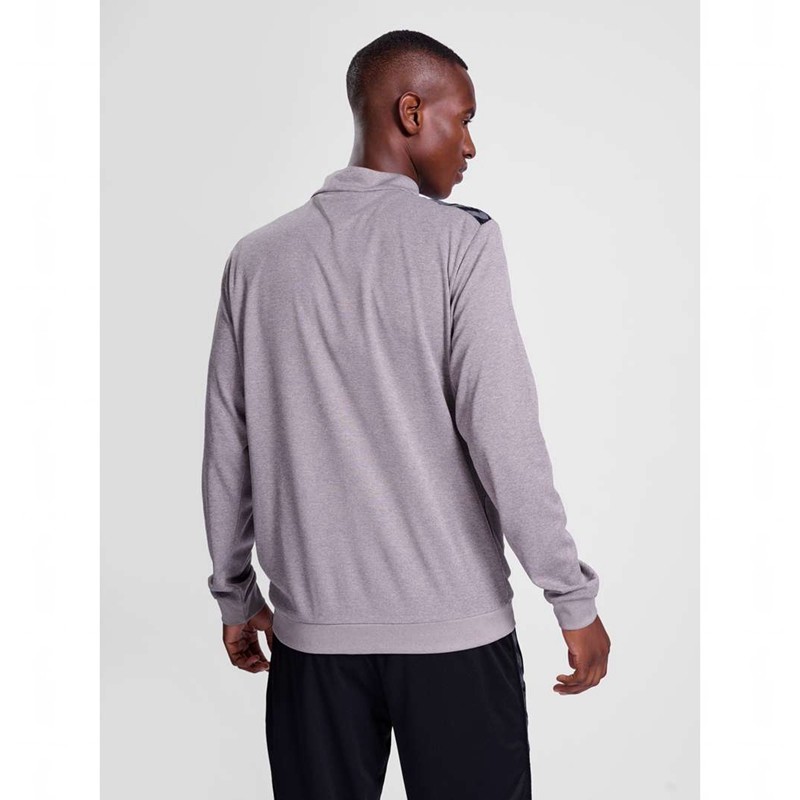 Pánské Bundy Hummel Authentic Pl Zip Šedé | 493858-446