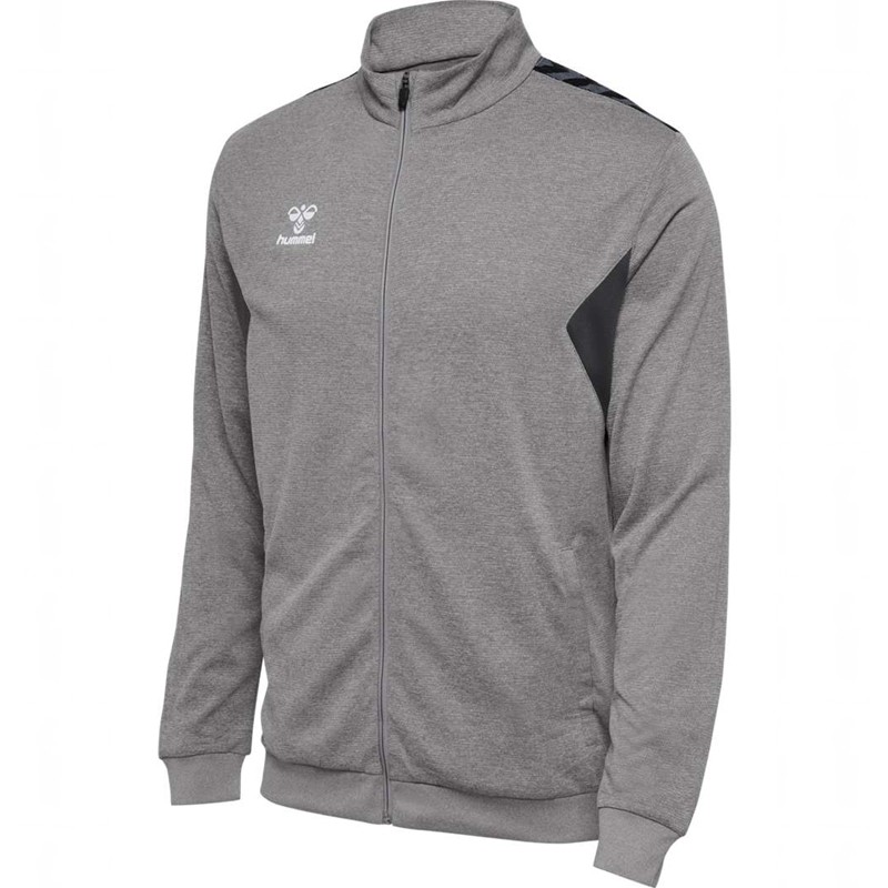 Pánské Bundy Hummel Authentic Pl Zip Šedé | 493858-446