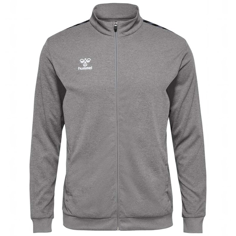 Pánské Bundy Hummel Authentic Pl Zip Šedé | 493858-446