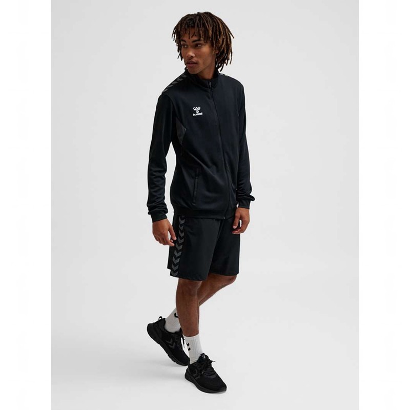 Pánské Bundy Hummel Authentic Pl Zip Černé | 145554-402