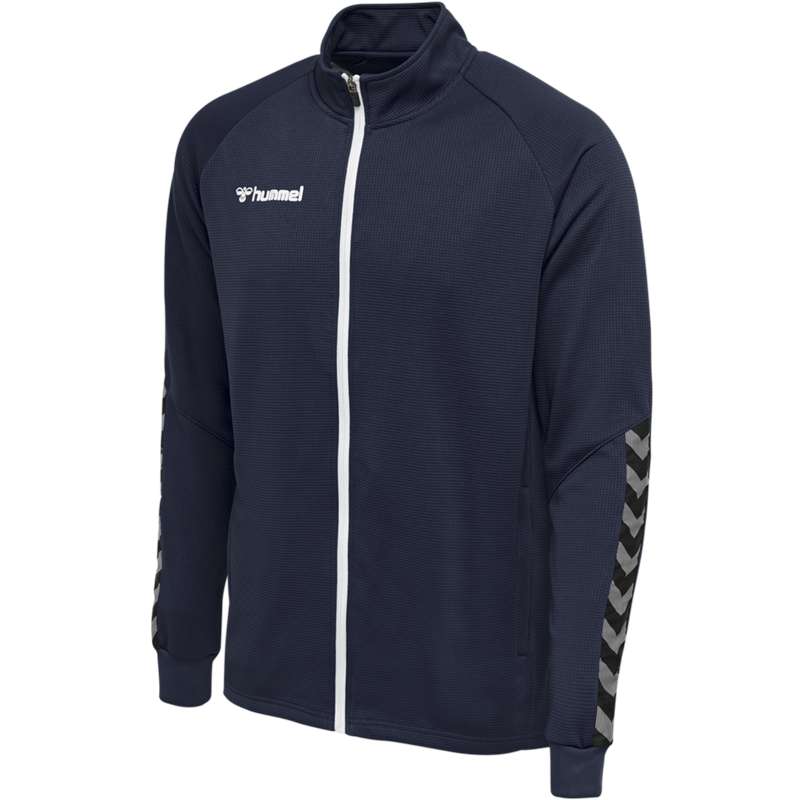 Pánské Bundy Hummel Authentic Poly Zip Tmavě Blankyt | 925727-678