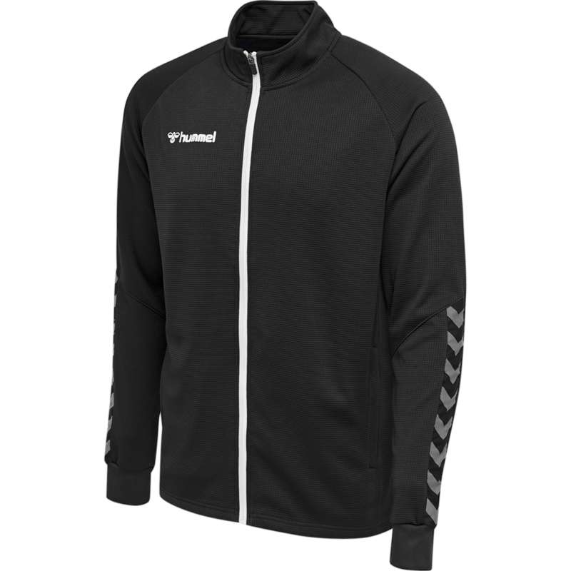 Pánské Bundy Hummel Authentic Poly Zip Černé | 883711-087