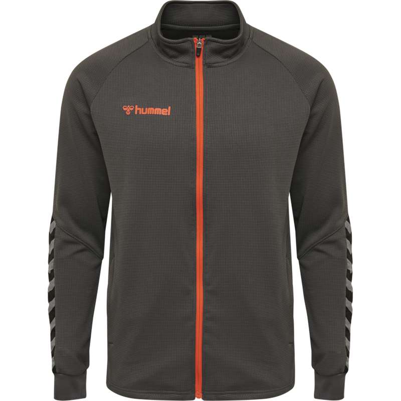 Pánské Bundy Hummel Authentic Poly Zip Čokolády | 229931-143