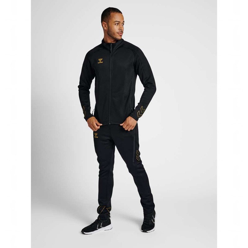 Pánské Bundy Hummel Cima Xk Zip Černé | 590652-845