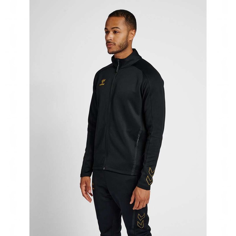 Pánské Bundy Hummel Cima Xk Zip Černé | 590652-845