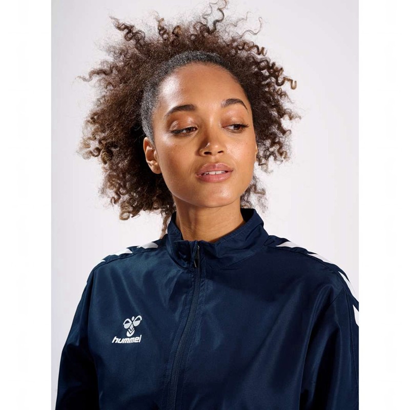 Pánské Bundy Hummel Core Xk Micro Zip Tmavě Blankyt | 607866-953