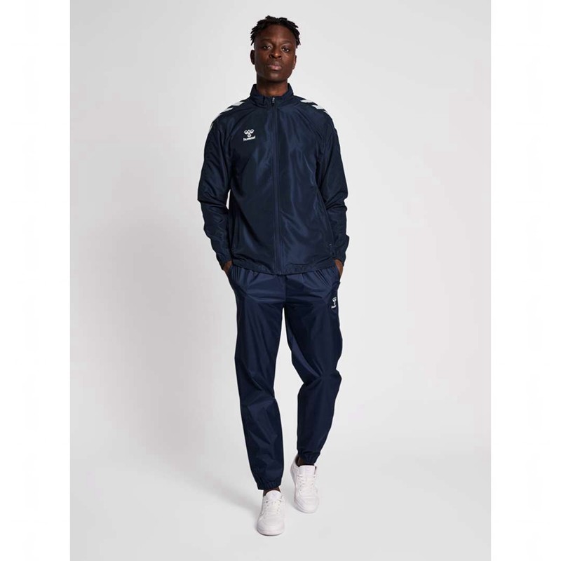 Pánské Bundy Hummel Core Xk Micro Zip Tmavě Blankyt | 607866-953
