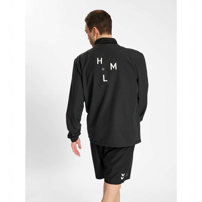 Pánské Bundy Hummel Court Woven Černé | 248437-101