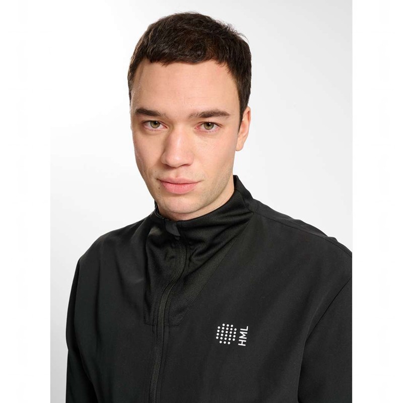 Pánské Bundy Hummel Court Woven Černé | 248437-101