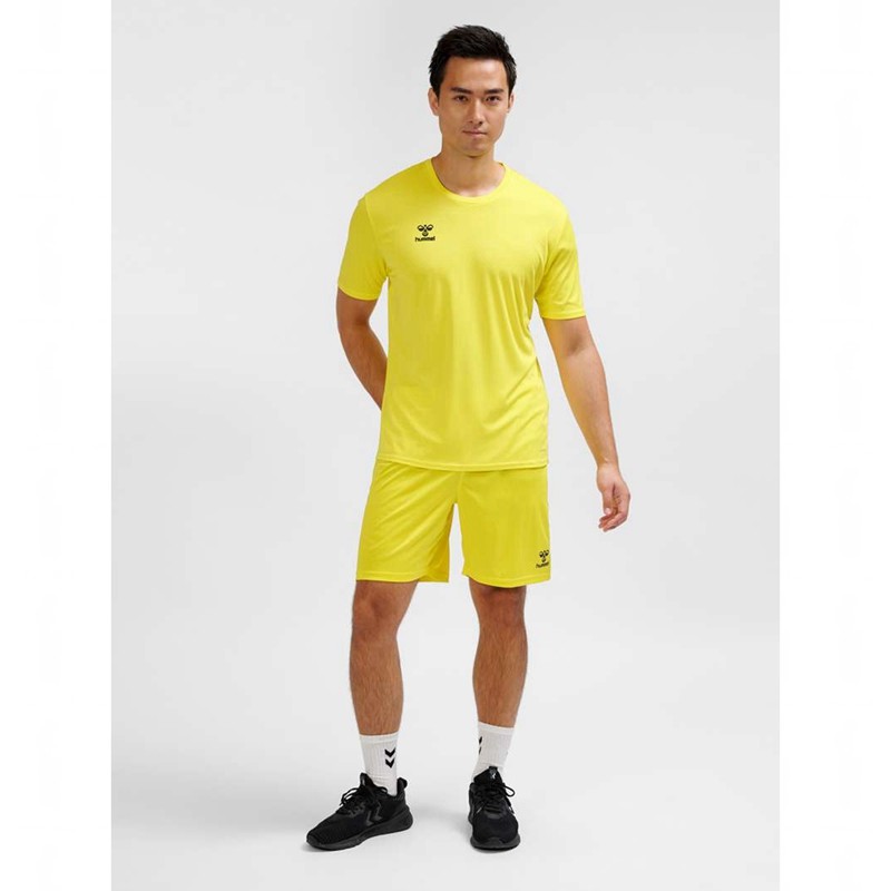 Pánské Bundy Hummel Essential S/S Žluté | 434257-474