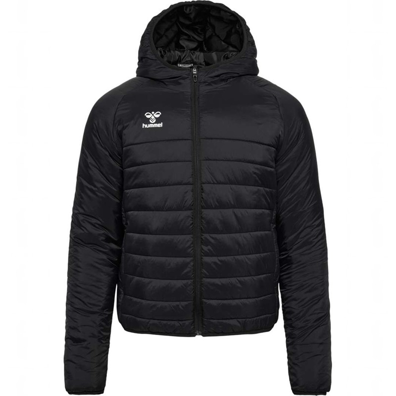 Pánské Bundy Hummel Go Quilted Hood Černé | 210959-468
