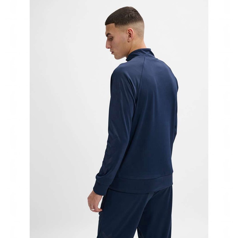 Pánské Bundy Hummel Legacy Sune Poly Zip Tmavě Blankyt | 275900-148