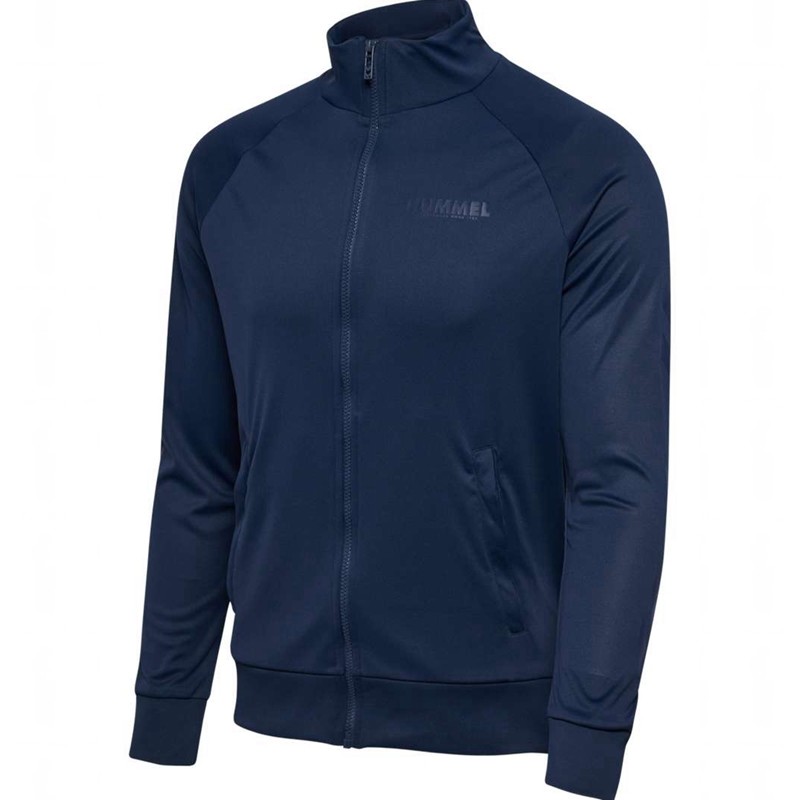 Pánské Bundy Hummel Legacy Sune Poly Zip Tmavě Blankyt | 275900-148