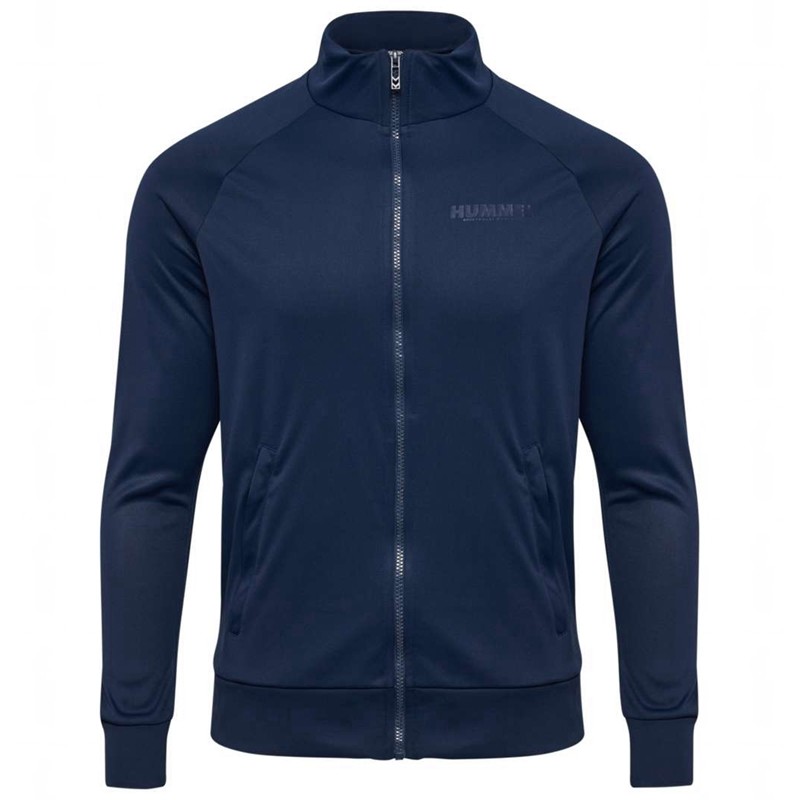 Pánské Bundy Hummel Legacy Sune Poly Zip Tmavě Blankyt | 275900-148