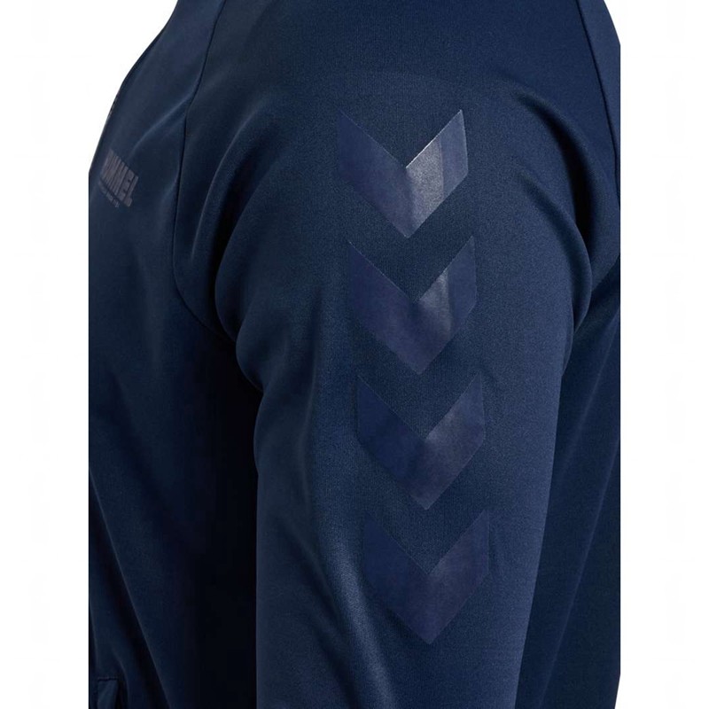 Pánské Bundy Hummel Legacy Sune Poly Zip Tmavě Blankyt | 275900-148