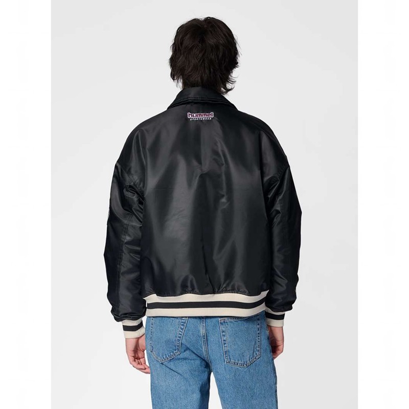 Pánské Bundy Hummel Letterman Sportswear Černé | 522252-423