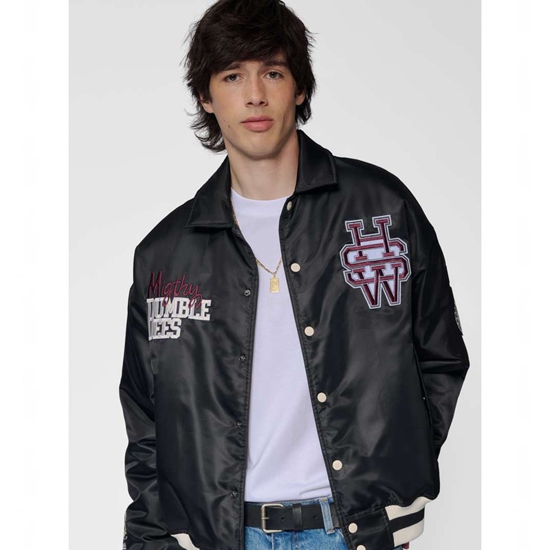 Pánské Bundy Hummel Letterman Sportswear Černé | 522252-423