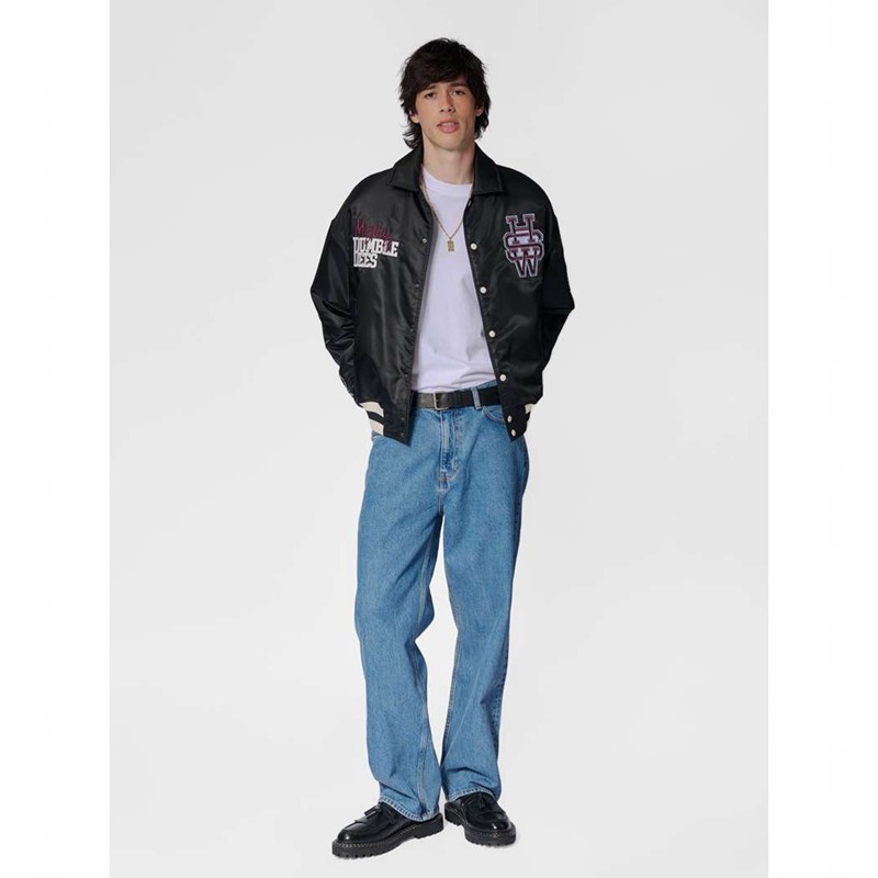 Pánské Bundy Hummel Letterman Sportswear Černé | 522252-423
