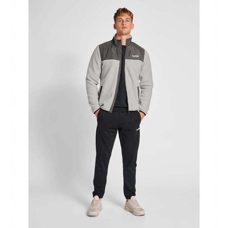 Pánské Bundy Hummel Lgc Charley Fleece Šedé | 216175-790