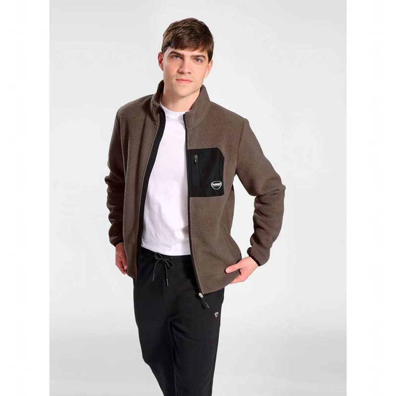 Pánské Bundy Hummel Lgc Oliver Fleece Hnědé | 268752-131