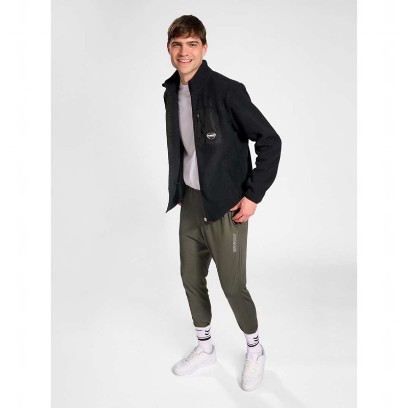 Pánské Bundy Hummel Lgc Oliver Fleece Černé | 503193-777
