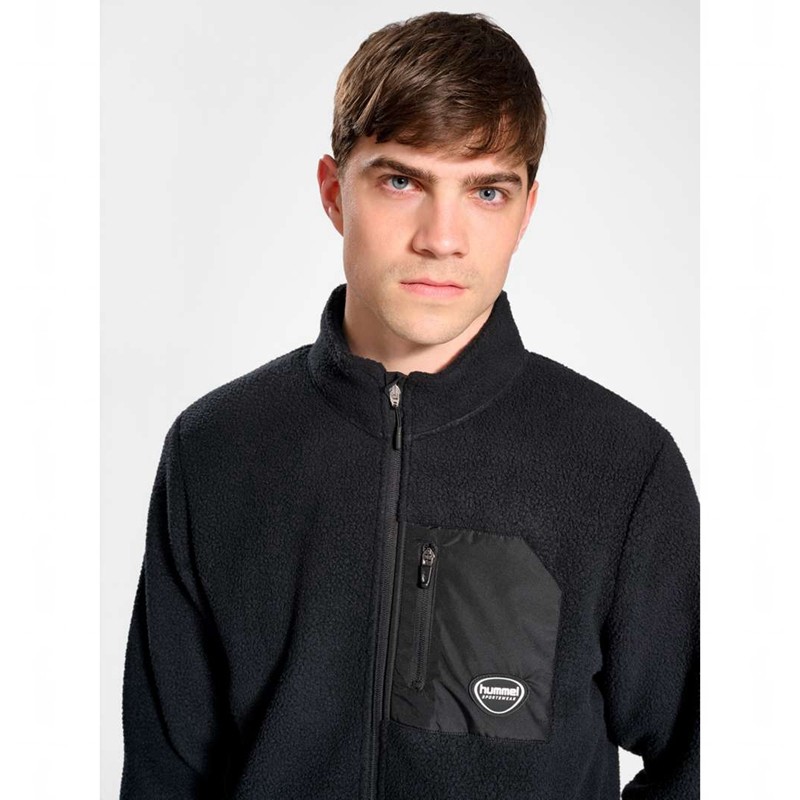 Pánské Bundy Hummel Lgc Oliver Fleece Černé | 503193-777