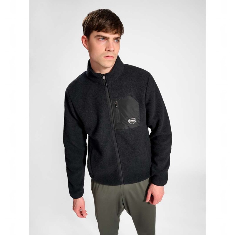 Pánské Bundy Hummel Lgc Oliver Fleece Černé | 503193-777