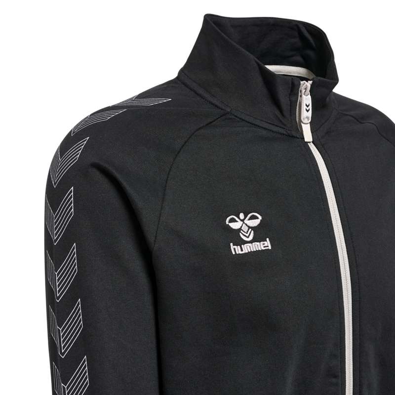 Pánské Bundy Hummel Move Grid Cotton Zip Černé | 327695-357