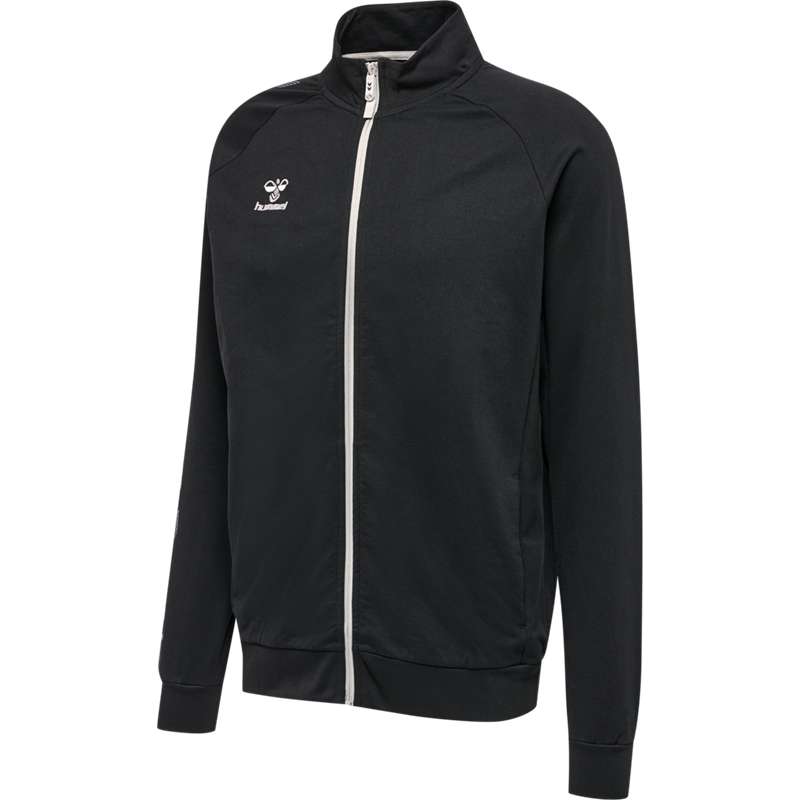 Pánské Bundy Hummel Move Grid Cotton Zip Černé | 327695-357