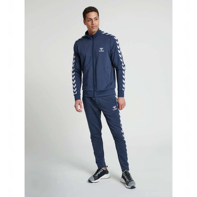 Pánské Bundy Hummel Nathan 2.0 Zip Tmavě Blankyt | 428193-177