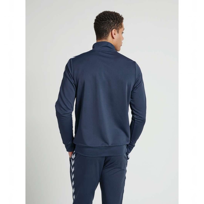 Pánské Bundy Hummel Nathan 2.0 Zip Tmavě Blankyt | 428193-177