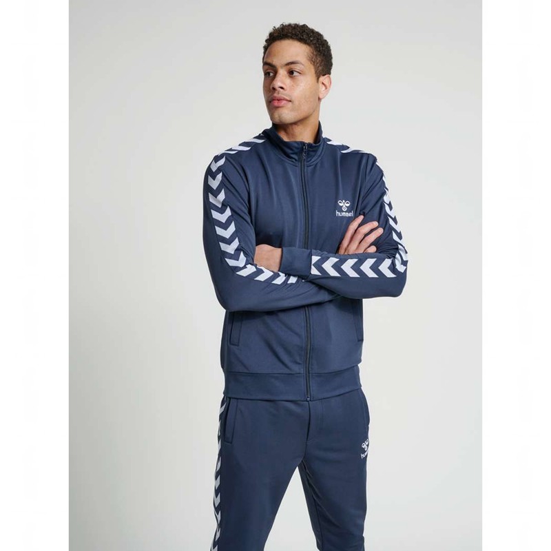 Pánské Bundy Hummel Nathan 2.0 Zip Tmavě Blankyt | 428193-177