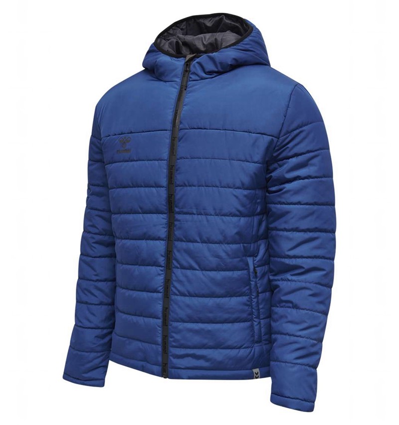 Pánské Bundy Hummel North Quilted Hood Blankyt | 093608-339
