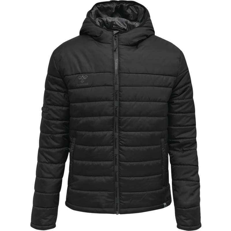 Pánské Bundy Hummel North Quilted Hood Černé | 143599-773