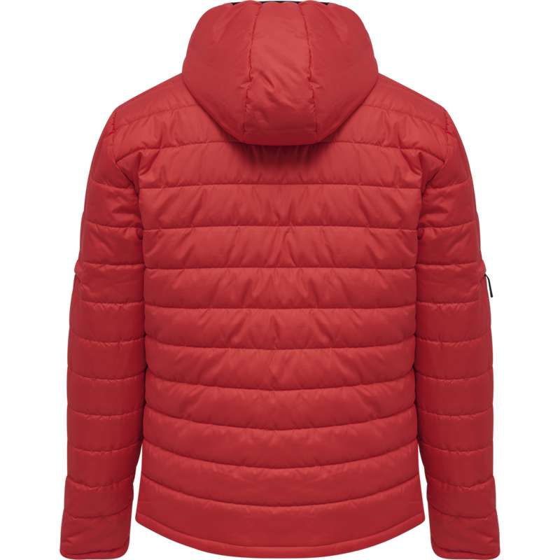 Pánské Bundy Hummel North Quilted Hood Červené | 415533-589
