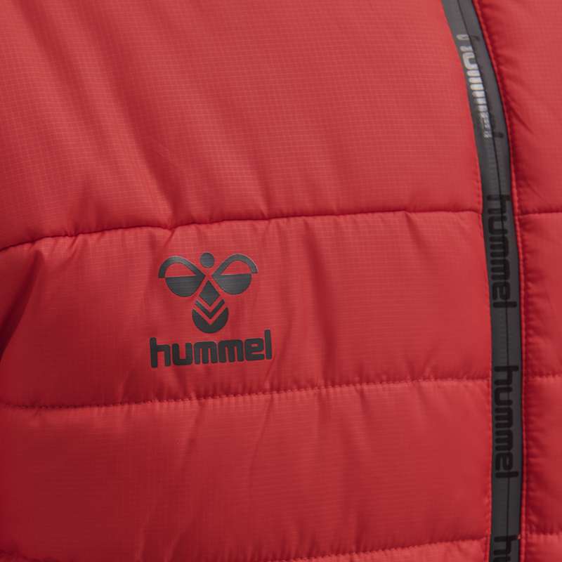 Pánské Bundy Hummel North Quilted Hood Červené | 415533-589