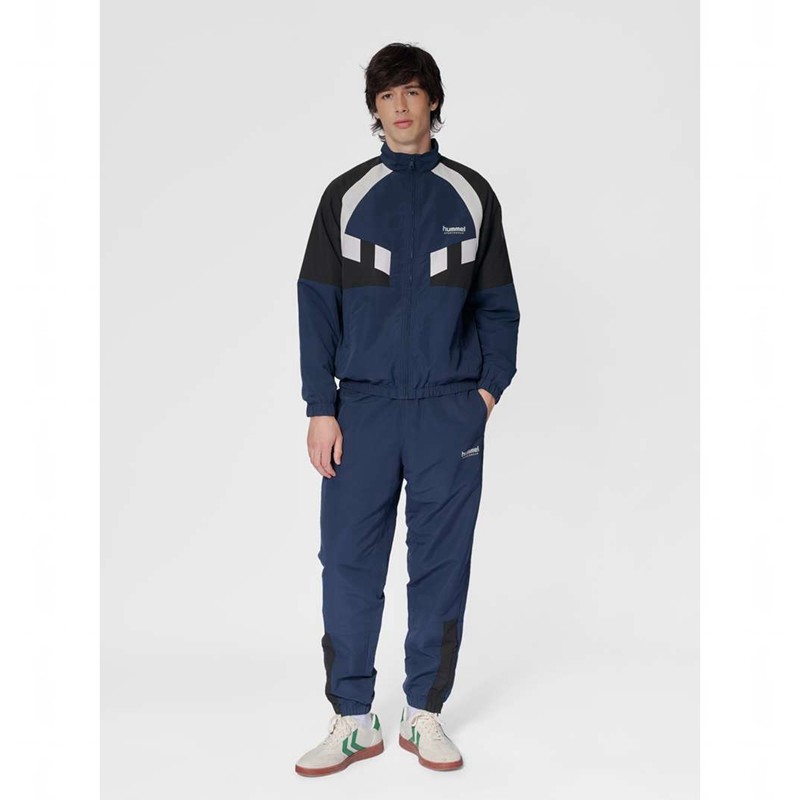 Pánské Bundy Hummel Tracksuit Sportswear Tmavě Blankyt | 262066-126