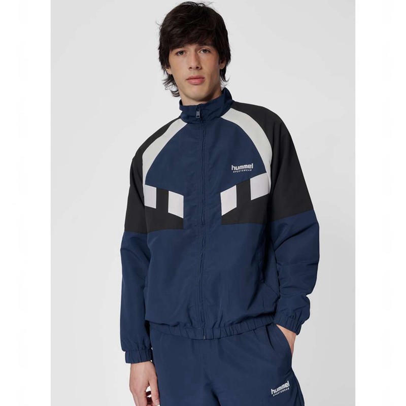 Pánské Bundy Hummel Tracksuit Sportswear Tmavě Blankyt | 262066-126