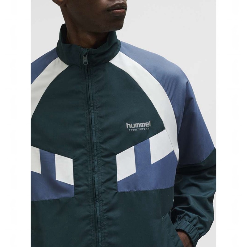 Pánské Bundy Hummel Tracksuit Sportswear Zelene | 075490-942