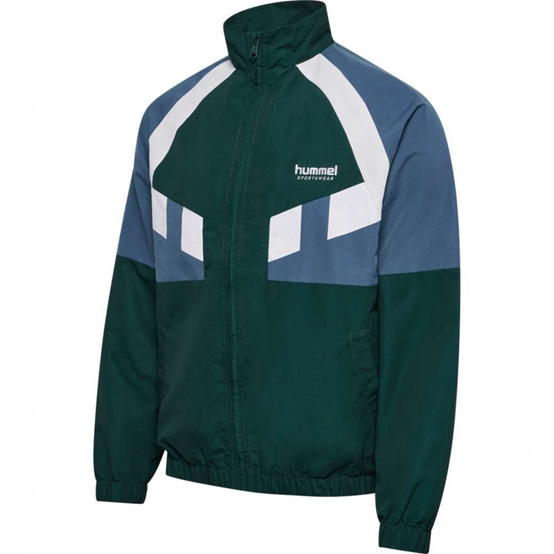 Pánské Bundy Hummel Tracksuit Sportswear Zelene | 075490-942