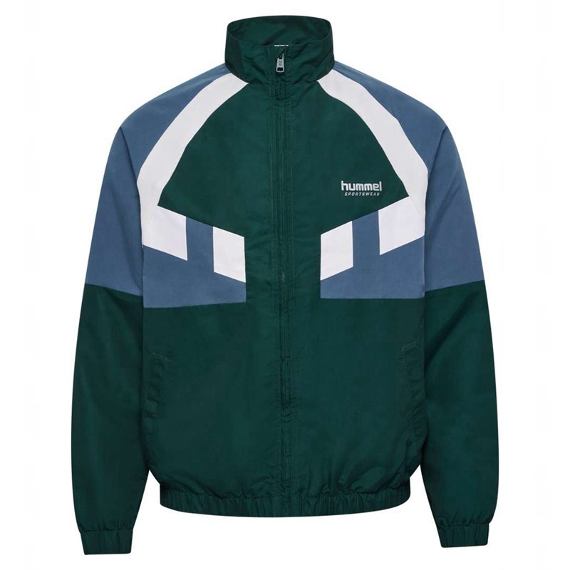 Pánské Bundy Hummel Tracksuit Sportswear Zelene | 075490-942