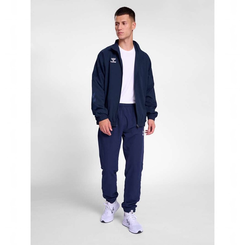 Pánské Bundy Hummel Travel Woven Tmavě Blankyt | 473379-803