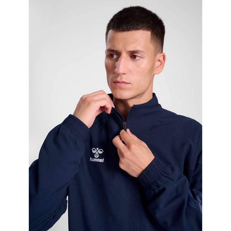 Pánské Bundy Hummel Travel Woven Tmavě Blankyt | 473379-803
