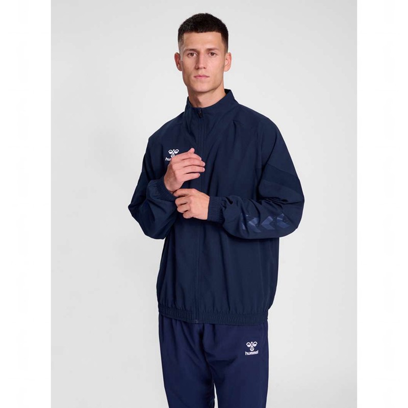 Pánské Bundy Hummel Travel Woven Tmavě Blankyt | 473379-803