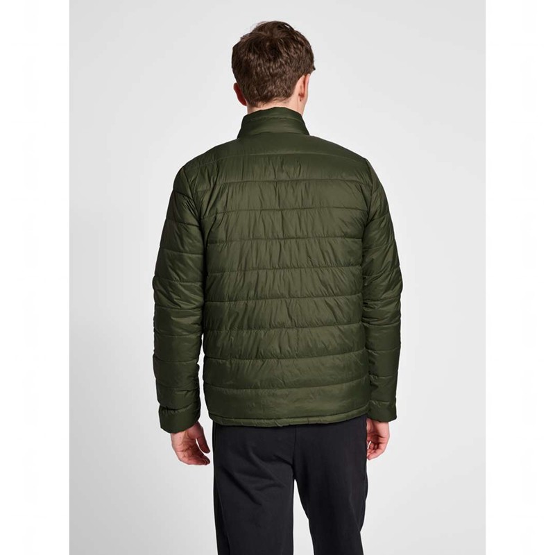 Pánské Bundy Hummel Wind Puff Olivy Zelené | 974072-399